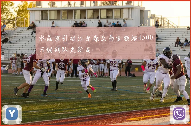 水晶宫引进拉尔森交易金额超4500万镑创队史新高